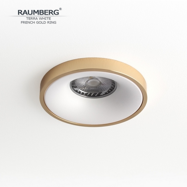 

Встраиваемый светильник Raumberg TerraWh\FrGd White\French Gold, Золото, Terra TerraWh\FrGd