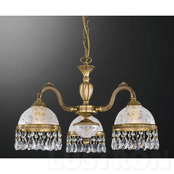 

Подвесная люстра L.6200/3 Reccagni Angelo 6200 L 6200/3, Белый, 6200 L 6200/3