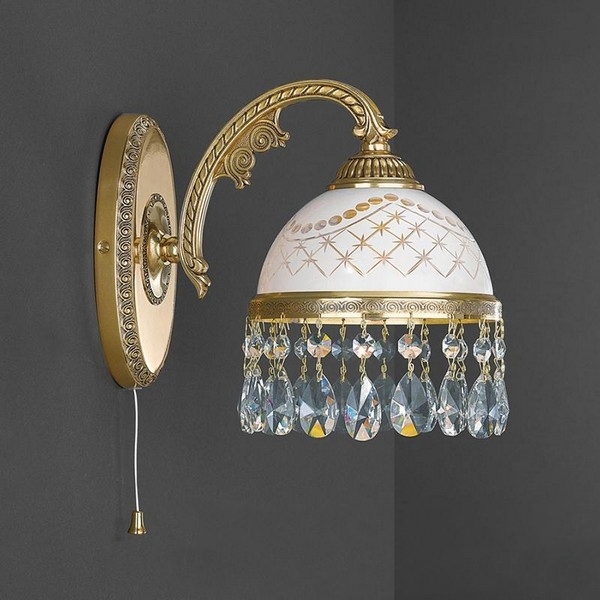 

Бра с выключателем A.7100/1 Reccagni Angelo 7100 A 7100/1, Золото, 7100 A 7100/1