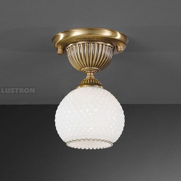 

Потолочная люстра в форме шара PL.8600/1 Reccagni Angelo 8600 PL 8600/1, Белый, 8600 PL 8600/1