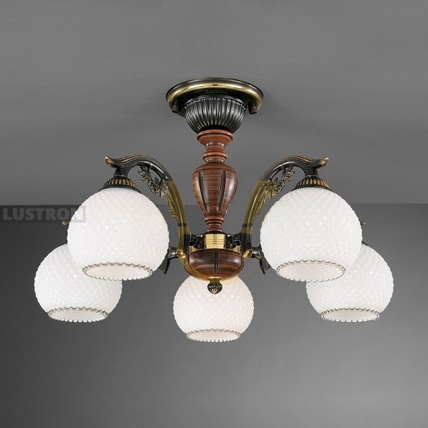 

Потолочная люстра PL.8630/5 Reccagni Angelo 8630 PL 8630/5, Белый, 8630 PL 8630/5