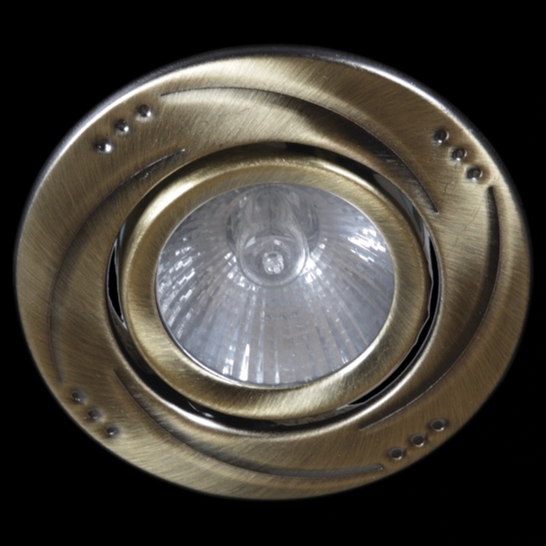 

Точечный светильник Reluce 05006-9.0-001AK MR16 AB, Бронза, 05006-9.0-001AK MR16 AB