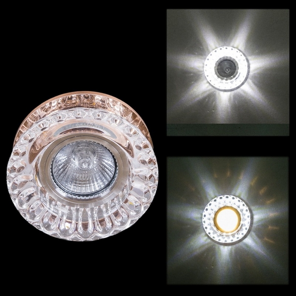 

Точечный светильник круглый Reluce 04255-9.0-001D MR16+LED3W TEA, Бежевый, 04255-9.0-001D MR16+LED3W TEA