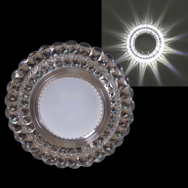 

Точечный светильник Reluce 11056-9.0-001LD MR16+LED3W WT, Прозрачный, 11056-9.0-001LD MR16+LED3W WT