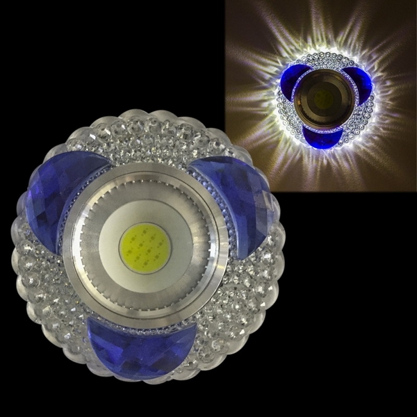 

Точечный светильник круглый Reluce 42240-9.0-001PL MR16+LED3W CL/BL, Синий, 42240-9.0-001PL MR16+LED3W CL/BL