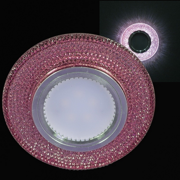 

Точечный светильник круглый Reluce 14350-9.0-001LD MR16+LED3W PK, Розовый, 14350-9.0-001LD MR16+LED3W PK