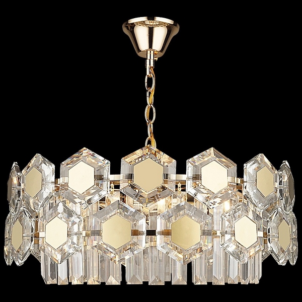 

Подвесная люстра хрусталь Reluce 01919-0.3-04, Золото, 01919-0.3-04