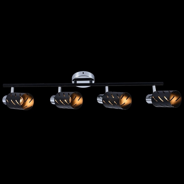 Изображение товара Спот на штанге Reluce 05969-0.8-04 BK+CR современный на 4 плафона