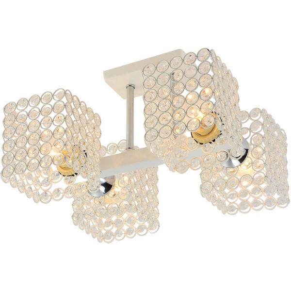 

Потолочная люстра на штанге Reluce 01335-0.3-04 WH+CR, Белый, 01335-0.3-04 WH+CR