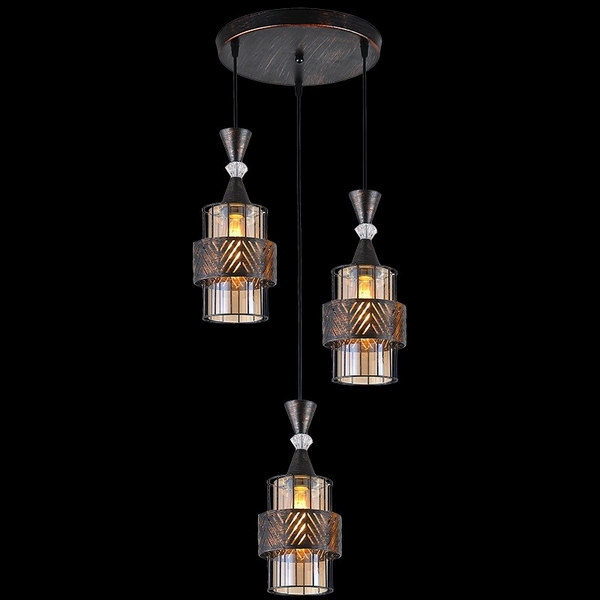 

Подвесной светильник Reluce 03116-0.9-03 BK+PATINA GOLD, Черный, 03116-0.9-03 BK+PATINA GOLD