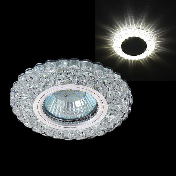 

Точечный светильник Reluce 51608-9.0-001MN MR16+LED3W DL WH 4000K, Прозрачный, 51608-9.0-001MN MR16+LED3W DL WH 4000K