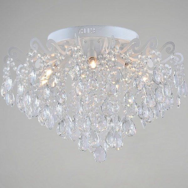 

Потолочная люстра хрустальная Reluce 04033-0.3-07 WH+SILVER PN, Белый;прозрачный, 04033-0.3-07 WH+SILVER PN