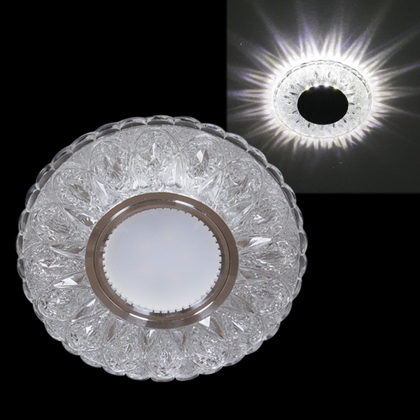 

Точечный светильник Reluce 51618-9.0-001MN MR16+LED3W DL 4000K WH, Прозрачный, 51618-9.0-001MN MR16+LED3W DL 4000K WH