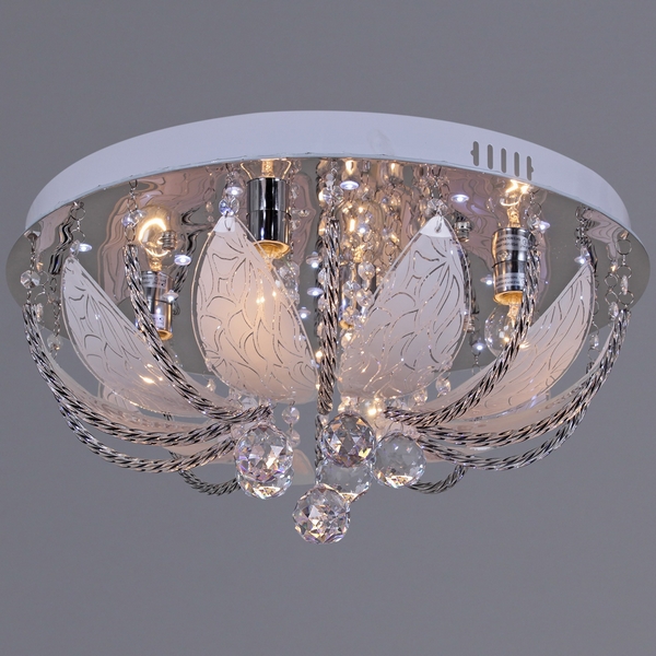 

Потолочная люстра с пультом Reluce 55818-0.3-05, Хром;прозрачный, 55818-0.3-05