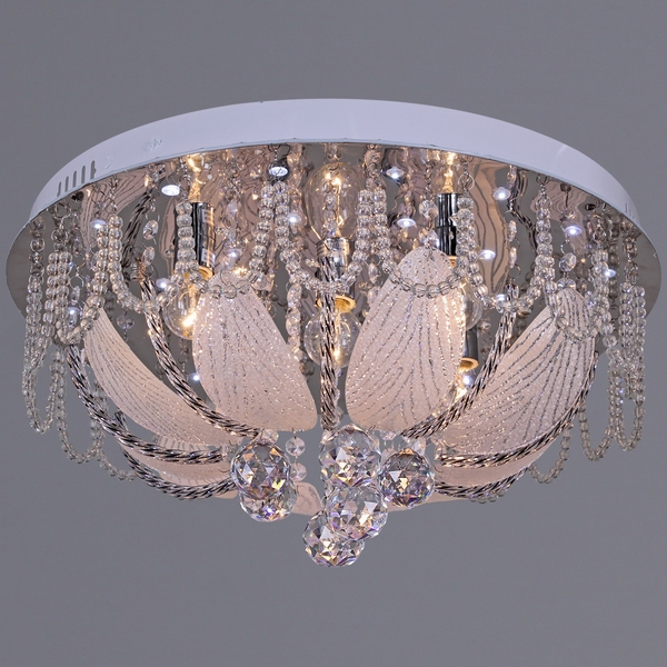 

Потолочная люстра с пультом Reluce 55822-0.3-05, Хром;прозрачный, 55822-0.3-05