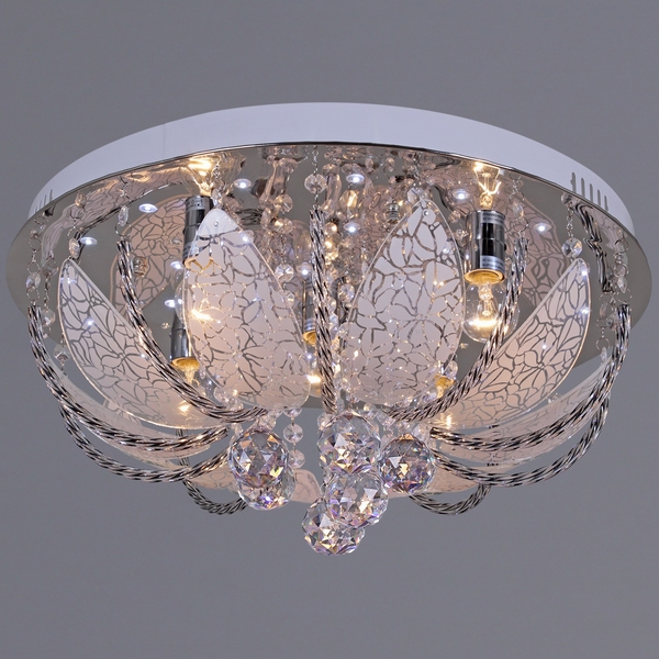 

Потолочная люстра с пультом Reluce 55826-0.3-05, Хром;прозрачный, 55826-0.3-05