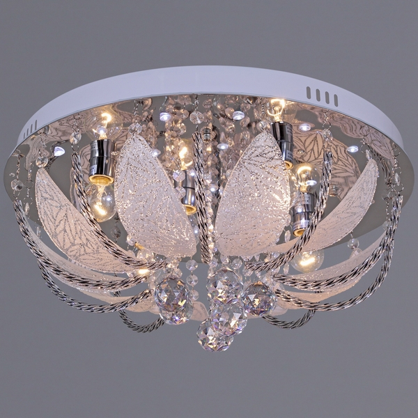 

Потолочная люстра с пультом Reluce 55723-0.3-05, Хром;прозрачный, 55723-0.3-05