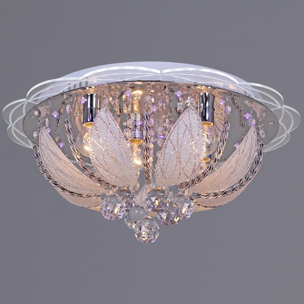 

Потолочная люстра с пультом Reluce 55586-0.3-05, Хром;прозрачный, 55586-0.3-05