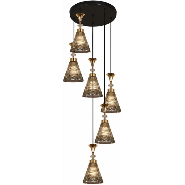 

Подвесной светильник Reluce 02005-0.9-06 SMOKE, Золото, 02005-0.9-06 SMOKE