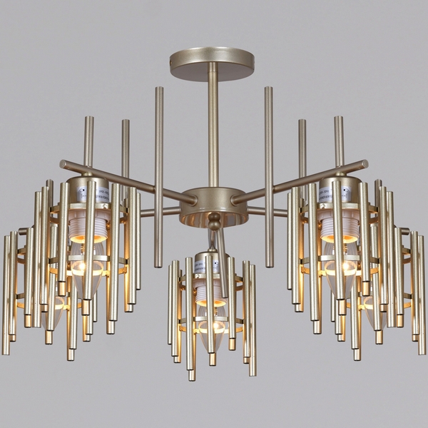 

Потолочная люстра на штанге Reluce 01508-0.3-05 PG, Золото, 01508-0.3-05 PG