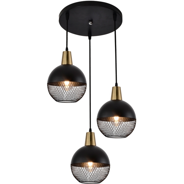 

Подвесной светильник Reluce 03205-3.9-03 BK+COPPER, Черный, 03205-3.9-03 BK+COPPER