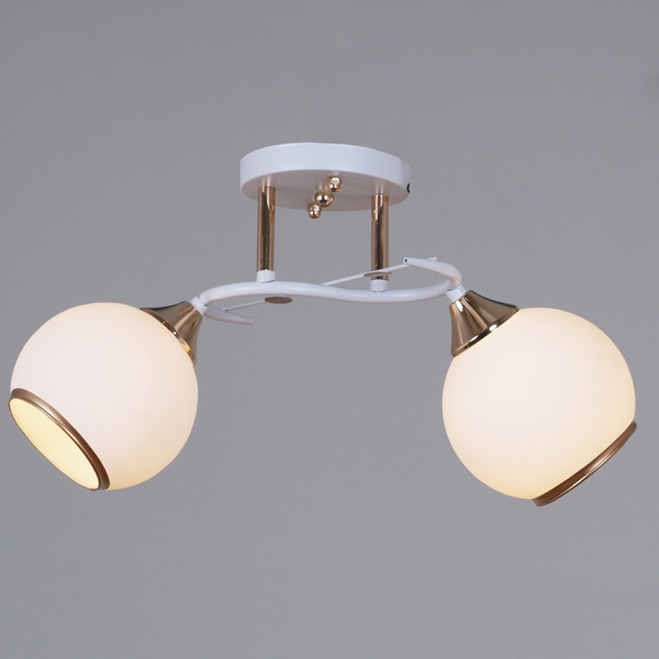 

Потолочная люстра на штанге Reluce 06117-0.3-02 WH+FG, Золото, 06117-0.3-02 WH+FG