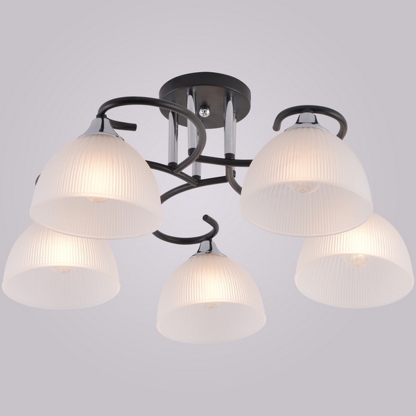 

Потолочная люстра на штанге Reluce 01635-0.3-05 BK+CR, 01635-0.3-05 BK+CR