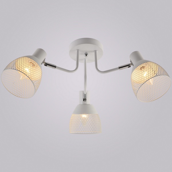 

Потолочная люстра Reluce 01581-0.3-03 WH+CR, Белый, 01581-0.3-03 WH+CR