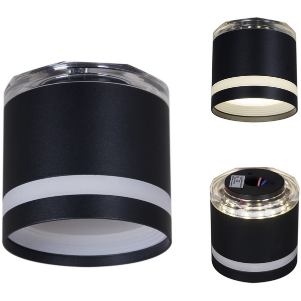 

Точечный светильник Reluce 53001-9.5-001LD GX53+LED3W BK, Черный, 53001-9.5-001LD GX53+LED3W BK