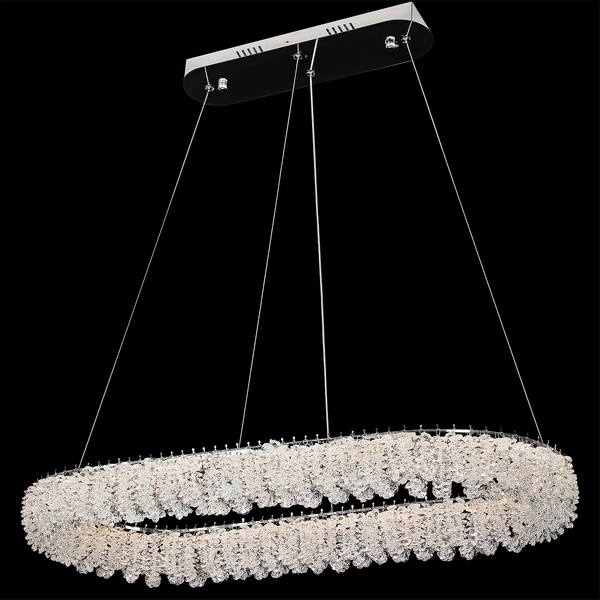 Изображение товара Подвесная светодиодная люстра с хрусталем и регулировкой цвета Reluce 08055-0.4-192W CR