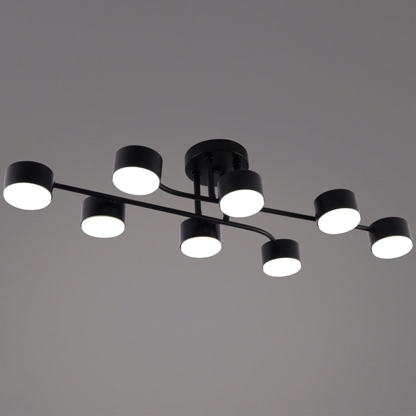 

Потолочная люстра на штанге Reluce 03722-0.3-08 BK GX53, 03722-0.3-08 BK GX53