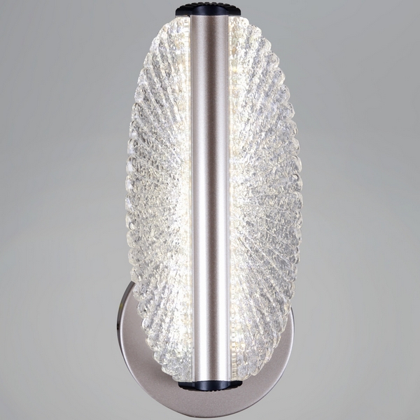 

Бра светодиодное с регулировкой цветовой температуры Reluce 00490-0.2-01S champagne silver, Серебро, 00490-0.2-01S champagne silver