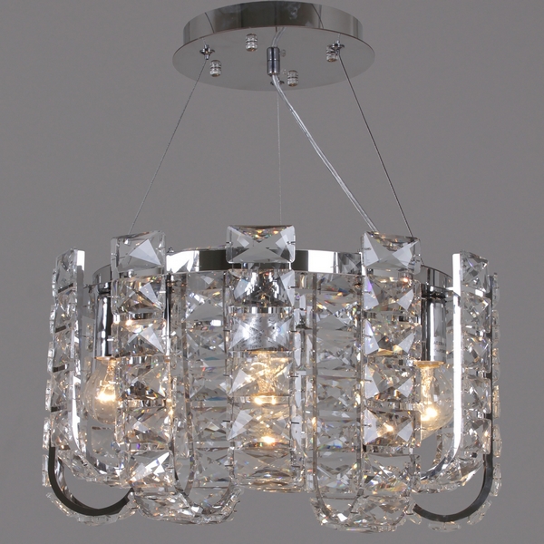 

Подвесная люстра хрустальная Reluce 02507-0.4-06, Хром;прозрачный, 02507-0.4-06