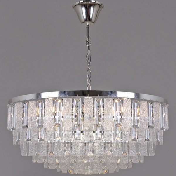 

Подвесная люстра хрустальная Reluce 08531-0.4-12, Хром;прозрачный, 08531-0.4-12