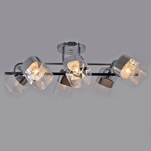 

Потолочная люстра на штанге Reluce 08511-0.3-06, Хром, 08511-0.3-06