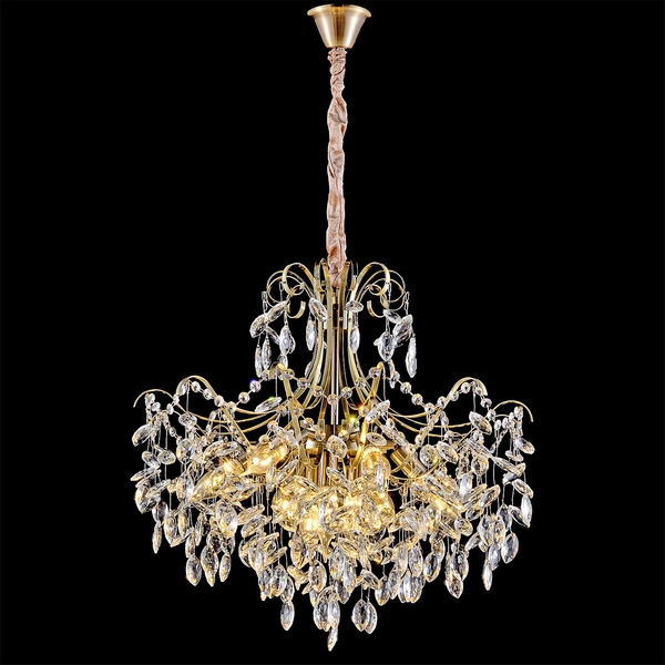 Изображение товара Подвесная люстра хрустальная Reluce 68200-0.4-600 AB в стиле модерн