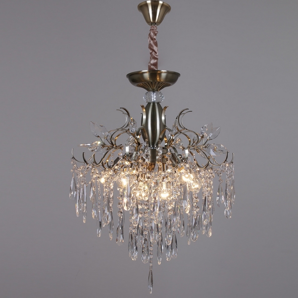 

Подвесная люстра хрустальная Reluce 30300-0.3-450 AB, Прозрачный;бронза, 30300-0.3-450 AB