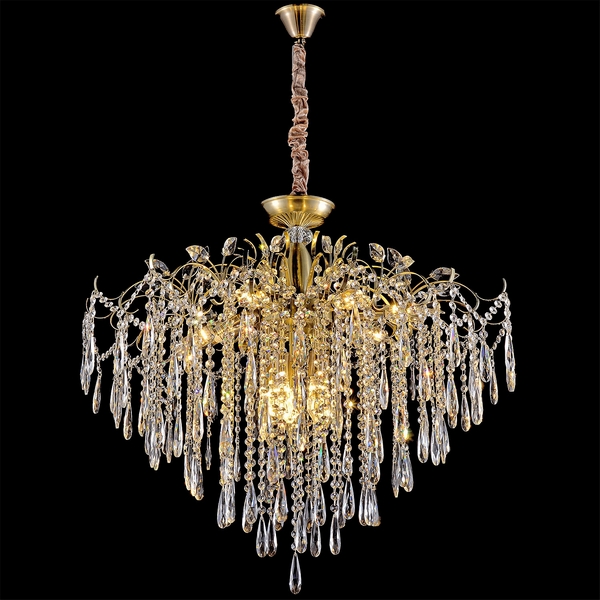 

Подвесная люстра хрустальная Reluce 30300-0.3-800 AB, Прозрачный;бронза, 30300-0.3-800 AB