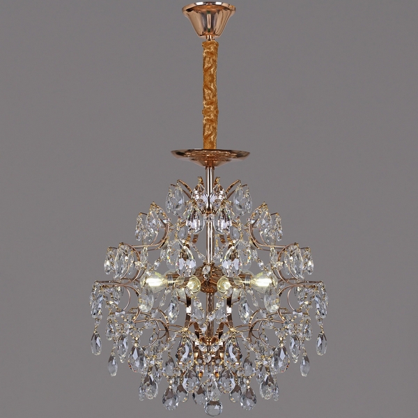 

Подвесная люстра хрустальная Reluce 62300-0.3-450 FGD, Прозрачный;золото, 62300-0.3-450 FGD