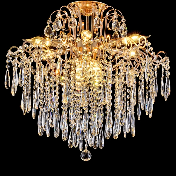 Изображение товара Потолочная люстра хрустальная на штанге Reluce 69030-0.3-600A FGD для стильного интерьера