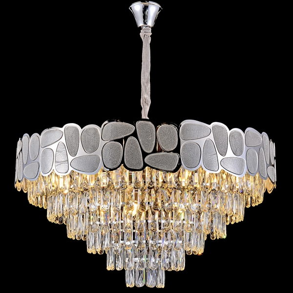 Изображение товара Подвесная люстра хрустальная Reluce 77377-0.3-800 CH классическая для гостиной