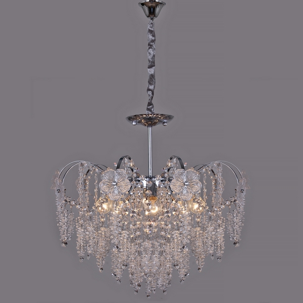 Изображение товара Подвесная люстра из хрусталия и металла Reluce 47300-0.3-10 CH 10 ламп