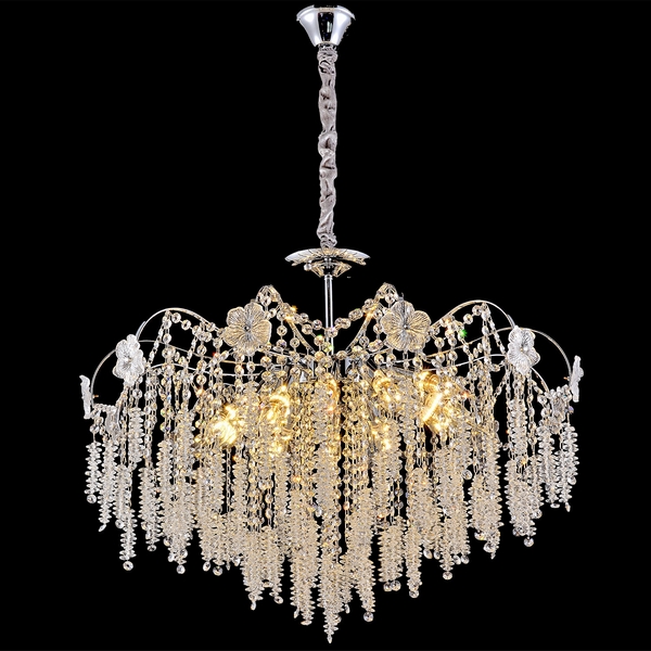 

Подвесная люстра хрустальная Reluce 47300-0.3-12 CH, Хром;прозрачный, 47300-0.3-12 CH
