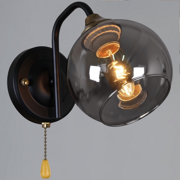 

Бра с выключателем Reluce 01070-0.2-01 BK+COP, Золото, 01070-0.2-01 BK+COP