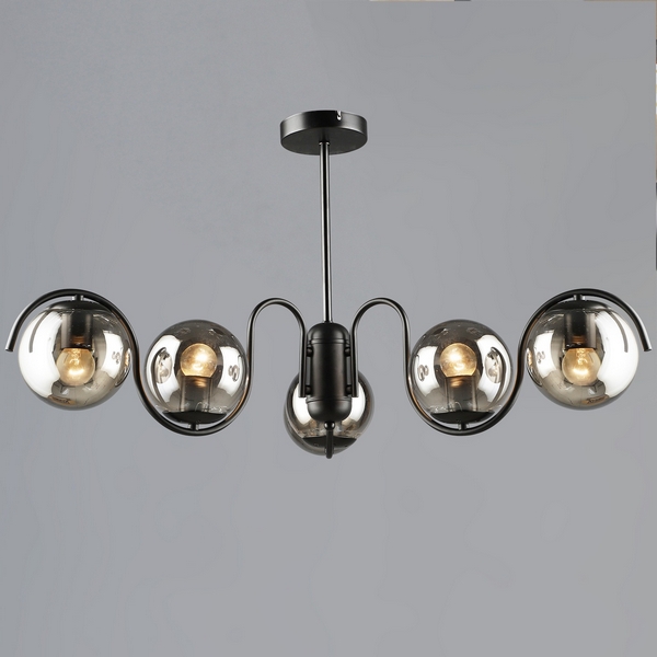 

Потолочная люстра на штанге Reluce 64070-0.3-06 BK, Черный, 64070-0.3-06 BK