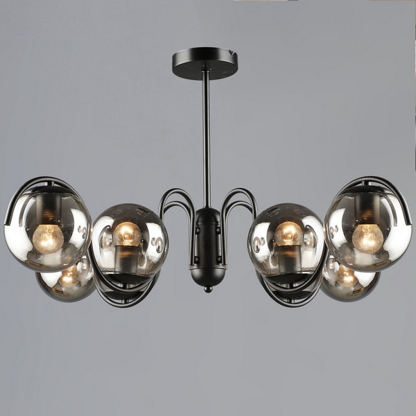 

Потолочная люстра на штанге Reluce 64070-0.3-08 BK, Черный, 64070-0.3-08 BK