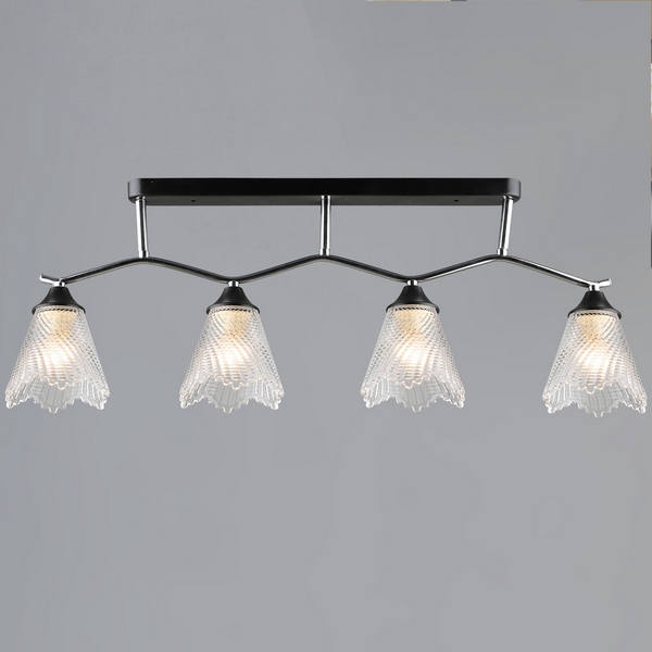 

Потолочная люстра на штанге Reluce 77320-0.3-04 CH+BK, Черный, 77320-0.3-04 CH+BK