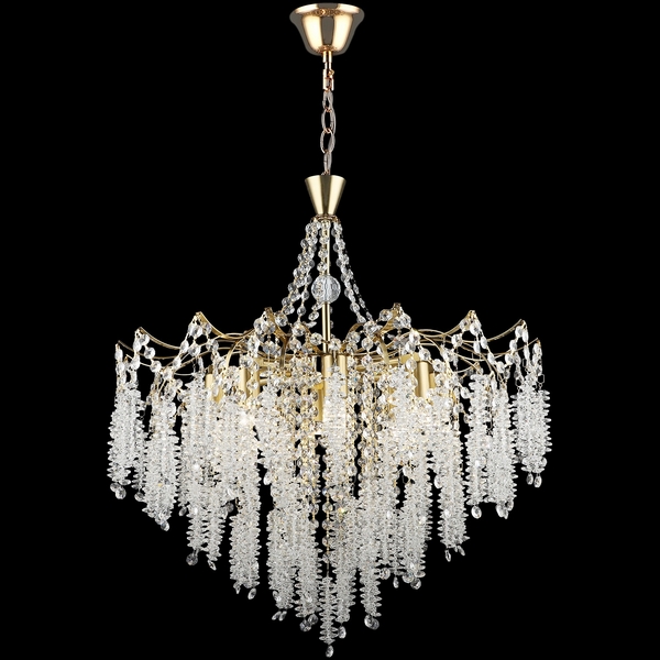 

Подвесная люстра хрустальная Reluce 46620-0.4-08 COP, Прозрачный;золото, 46620-0.4-08 COP