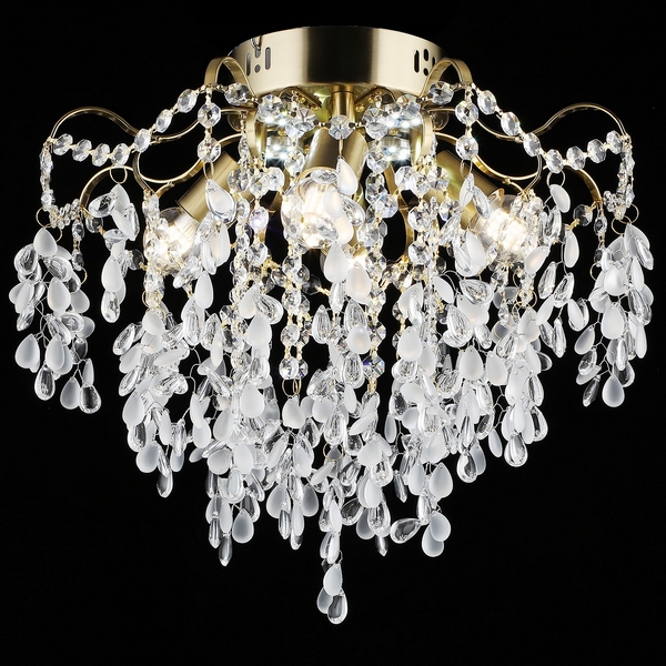 

Потолочная люстра хрустальная Reluce 76620-0.3-4+4 COP, Прозрачный;золото, 76620-0.3-4+4 COP