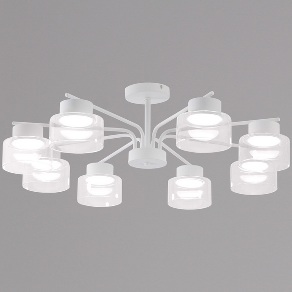 Изображение товара Потолочная люстра на штанге Reluce 48010-0.3-08 WT современная с LED лампами